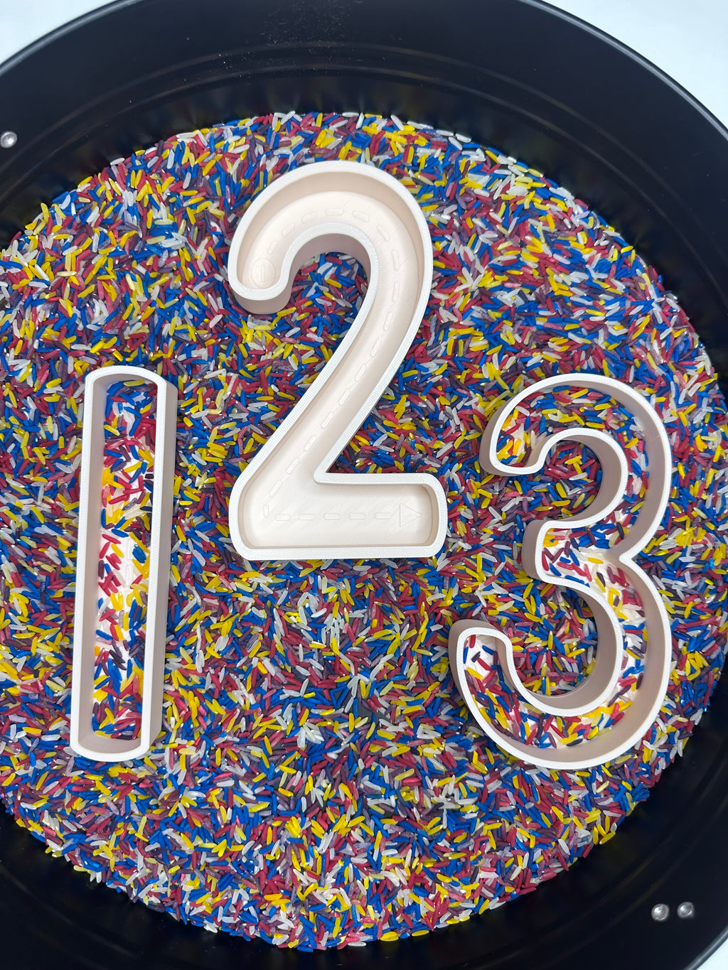 Number Tracing Trays