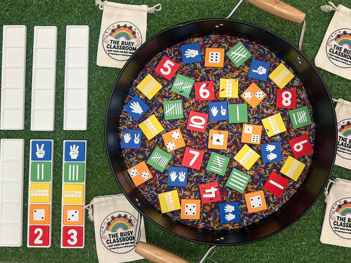 Number-Sense Rainbow Stackers