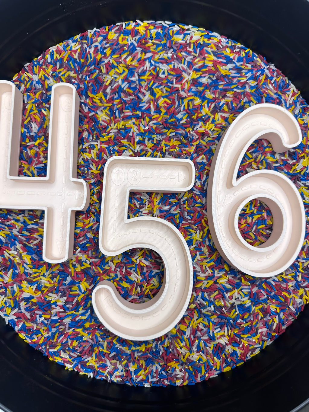 Number Tracing Trays