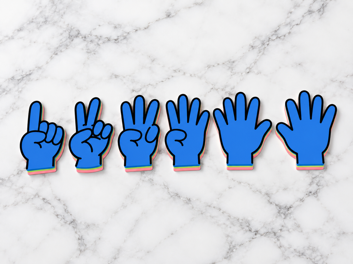 Number Hands Set