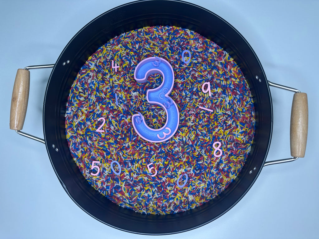 Number Tracing Trays