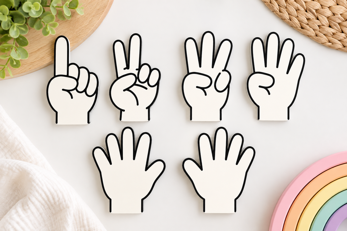 Number Hands Set