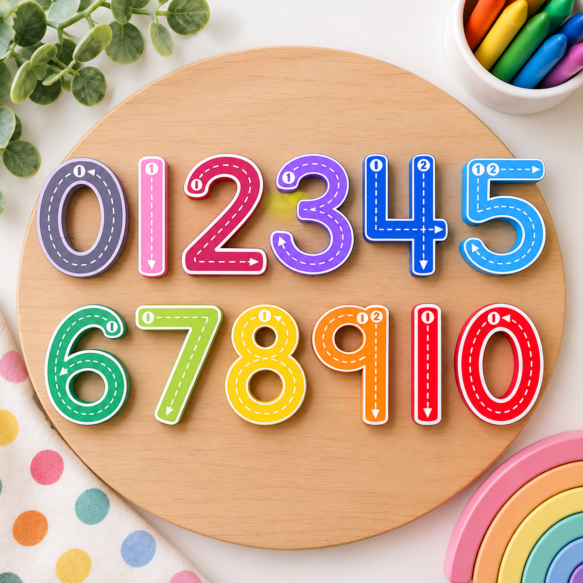 Number Formation Tracing Set